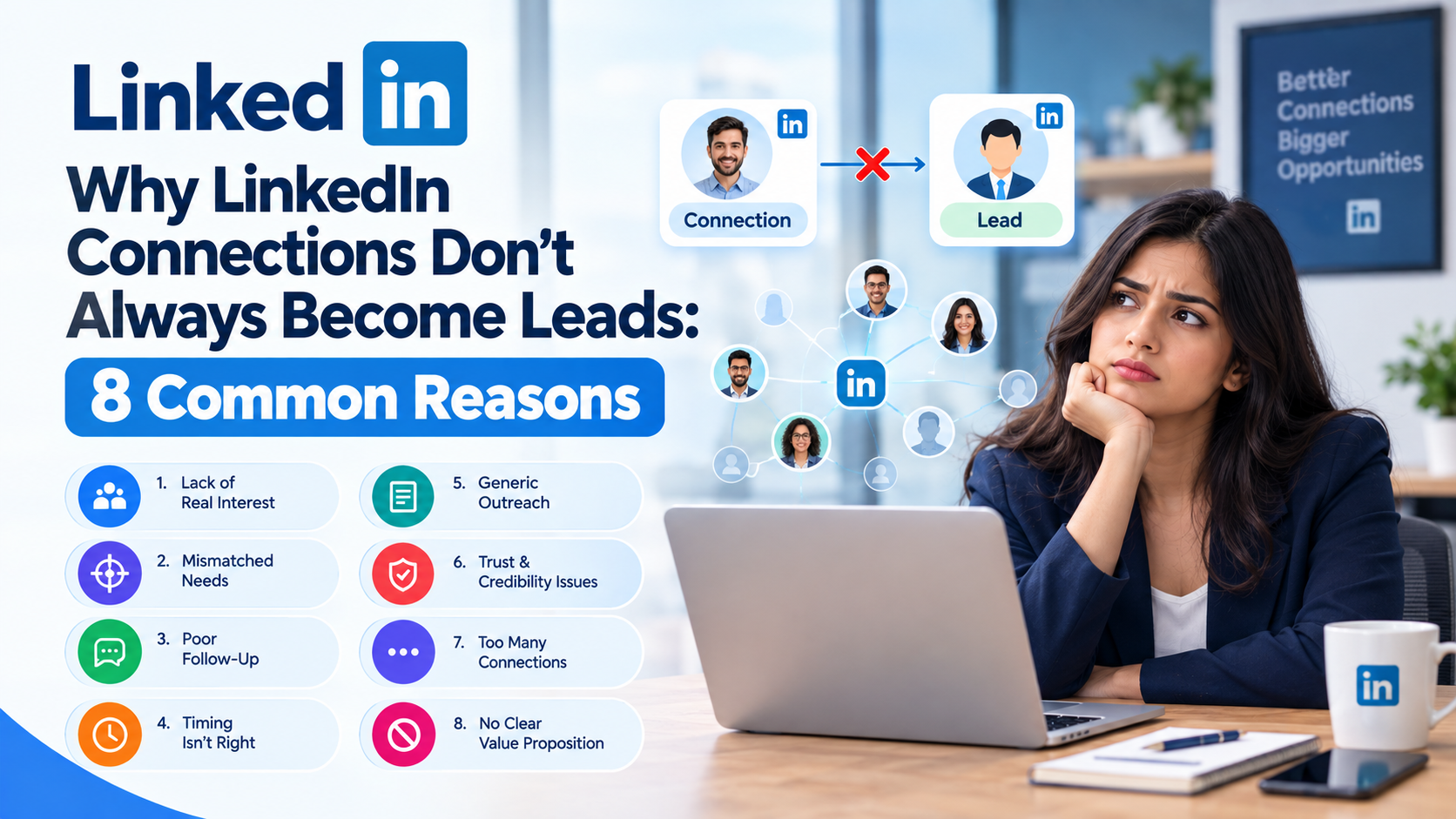 Why LinkedIn Connections Don't Become Leads